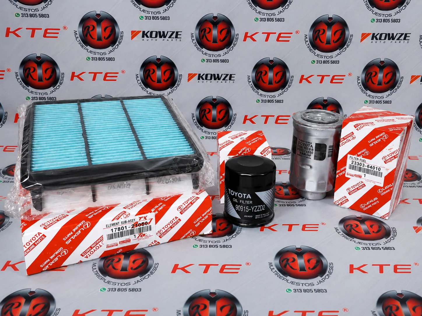 Filtro de aire, combustible y aceite Toyota